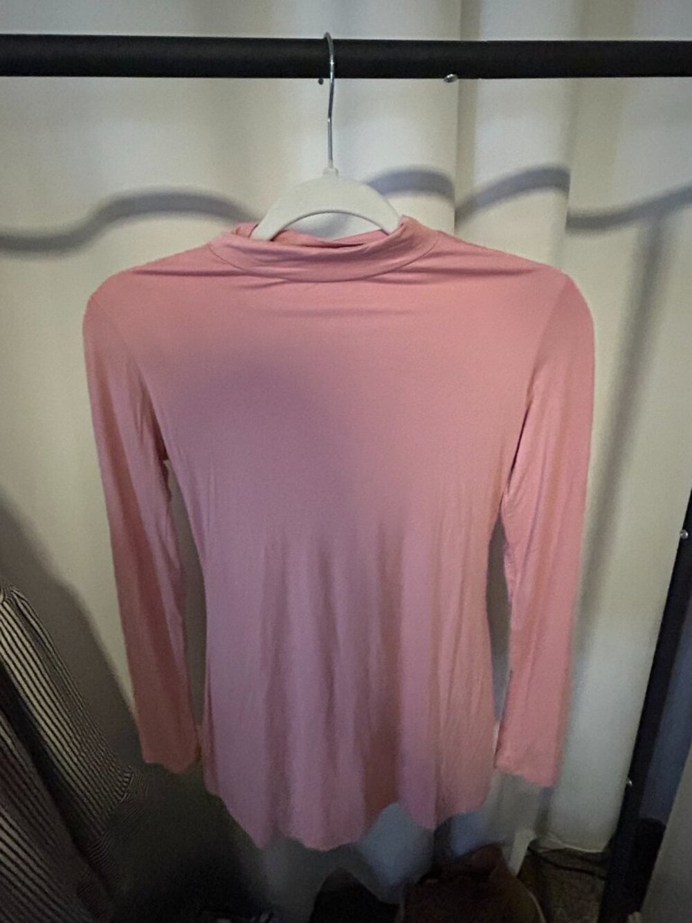 Pink Long Sleeve Crew Neck
